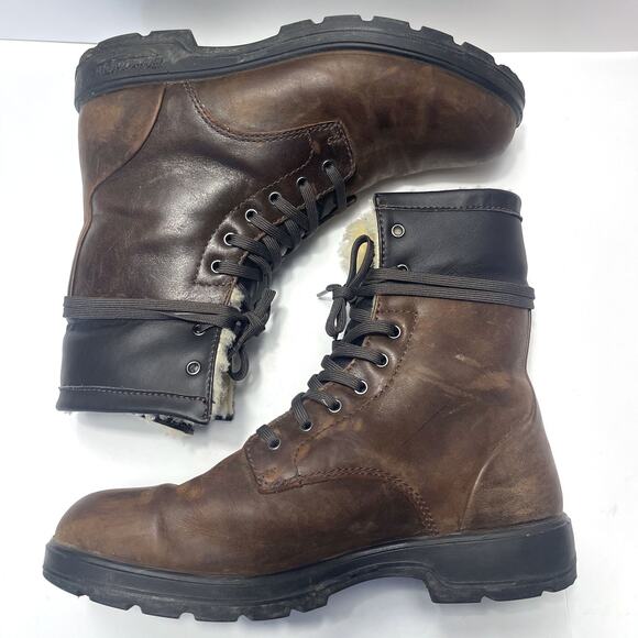 Blundstone Brown Insulated Lace-up Boots - Picture 12 of 16